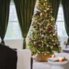 6.5' King Fraser Fir Artificial Christmas Tree with 750 Warm White LED Lights