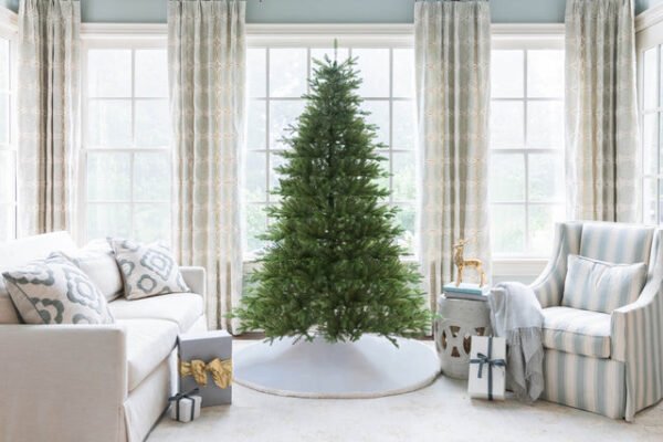 7.5' Alpine Fir Artificial Christmas Tree with 800 Warm White LED Lights