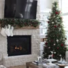 9' Alpine Fir Slim Artificial Christmas Tree 900 Warm White LED Lights