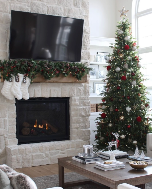 Alpineslim 12' Alpine Fir Slim Artificial Christmas Tree 1400 Warm White LED Lights