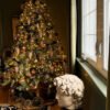 6.5' Cypress Spruce Artificial Christmas Tree with 1000 Warm White & Multi-Color LED Lights