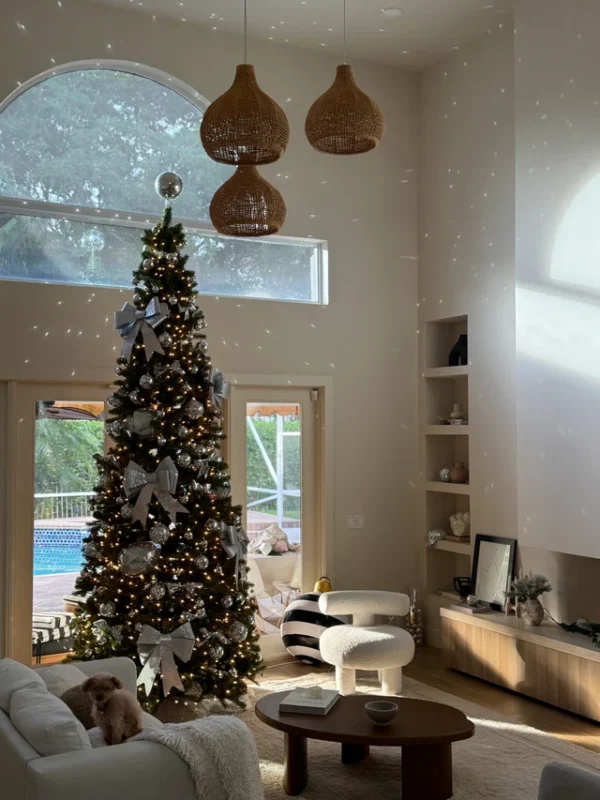 9' King Douglas Fir Slim Artificial Christmas Tree Unlit