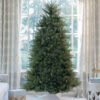 FlockedGroup-10_6805a57f-9ef6-475b-ae4b-78e46823716d 7.5' Yorkshire Fir Artificial Christmas Tree with 600 Warm White LED Lights