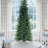 12' King Douglas Fir Slim Artificial Christmas Tree Unlit