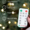 9' Cypress Spruce Artificial Christmas Tree with 2050 Warm White & Multi-Color LED Lights