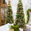 9' King Fraser Fir Slim Artificial Christmas Tree Unlit
