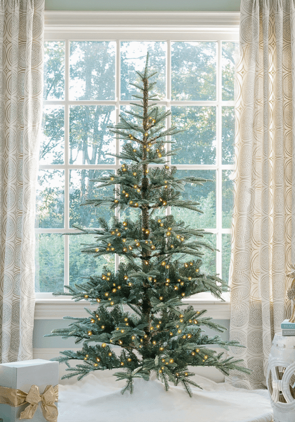 King-Noble-Fir-v1 9' King Noble Fir Artificial Christmas Tree with 700 Warm White LED Lights