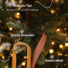 7' King Noble Fir™ Artificial Christmas Tree with 500 Warm White LED Lights