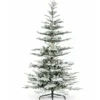 9' King Noble Flock Artificial Christmas Tree with 700 Warm White LED Lights