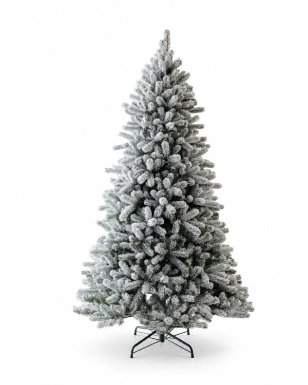 6.5' King Flock® Artificial Christmas Tree Unlit