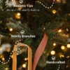 Kingnoblefirtips_c99707be-6484-4d2f-a57f-6854458e8d3c 9' King Noble Fir Artificial Christmas Tree with 700 Warm White LED Lights