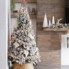 10' Prince Flock® Artificial Christmas Tree with 750 Warm White LED Lights