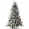 7.5' Queen Flock® Artificial Christmas Tree with 800 Warm White LED Lights