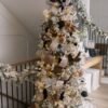7.5' Queen Flock® Slim Artificial Christmas Tree Unlit