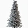 6.5' Queen Flock® Slim Artificial Christmas Tree With 500 Warm White LED Lights