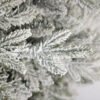 12' Queen Flock® Slim Artificial Christmas Tree With 1400 Warm White LED Lights