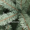 7' Tribeca Blue Spruce Artificial Christmas Tree with 550 Warm White LED Lights