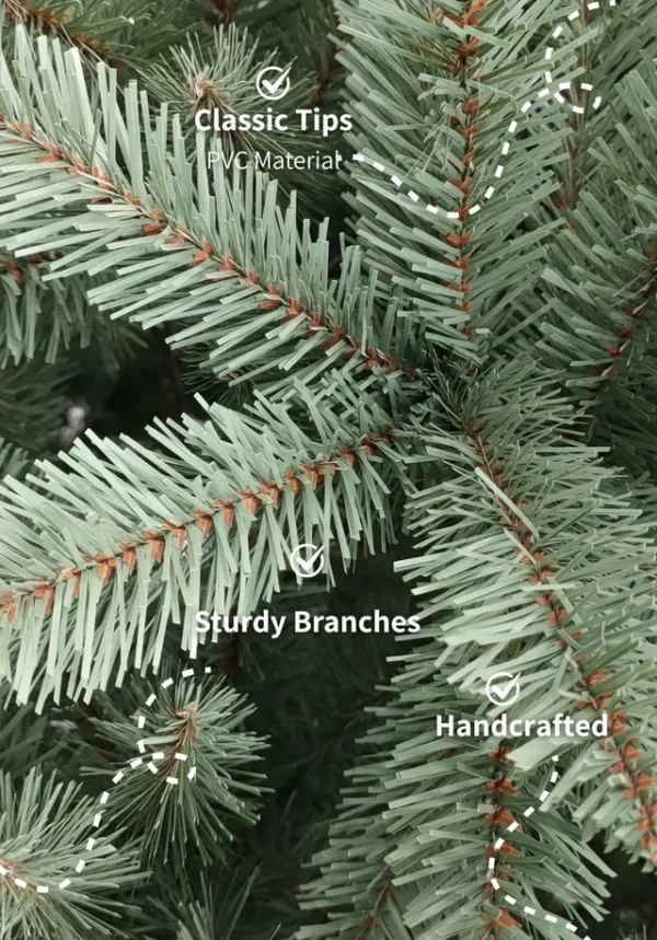 8' Tribeca Blue Spruce Artificial Christmas Tree Unlit