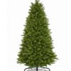 Yorkshire_Fir_White_Background_Photo 7.5' Yorkshire Fir Artificial Christmas Tree with 600 Warm White LED Lights