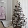 7' King Noble Flock Artificial Christmas Tree Unlit