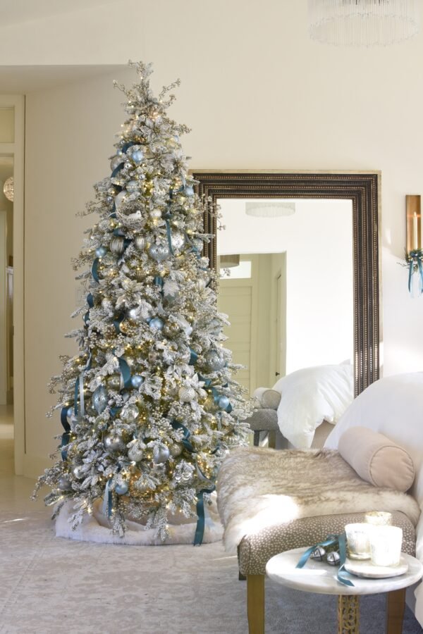 6.5' Queen Flock® Slim Artificial Christmas Tree Unlit