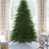12' King Fraser Fir Artificial Christmas Tree with 3000 Warm White & Multi-Color LED Lights